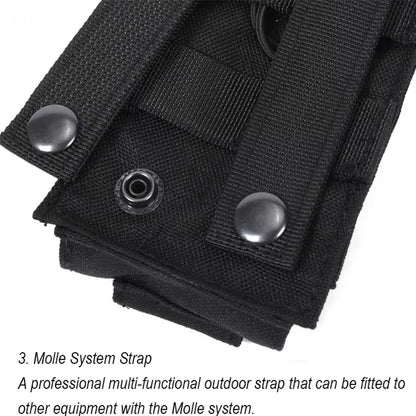 Open Top Triple Mag Pouch MOLLE Tactical Magazine Storage Holder Fit M4 M16 AK Outdoor Hunting Backpack Carry Gear