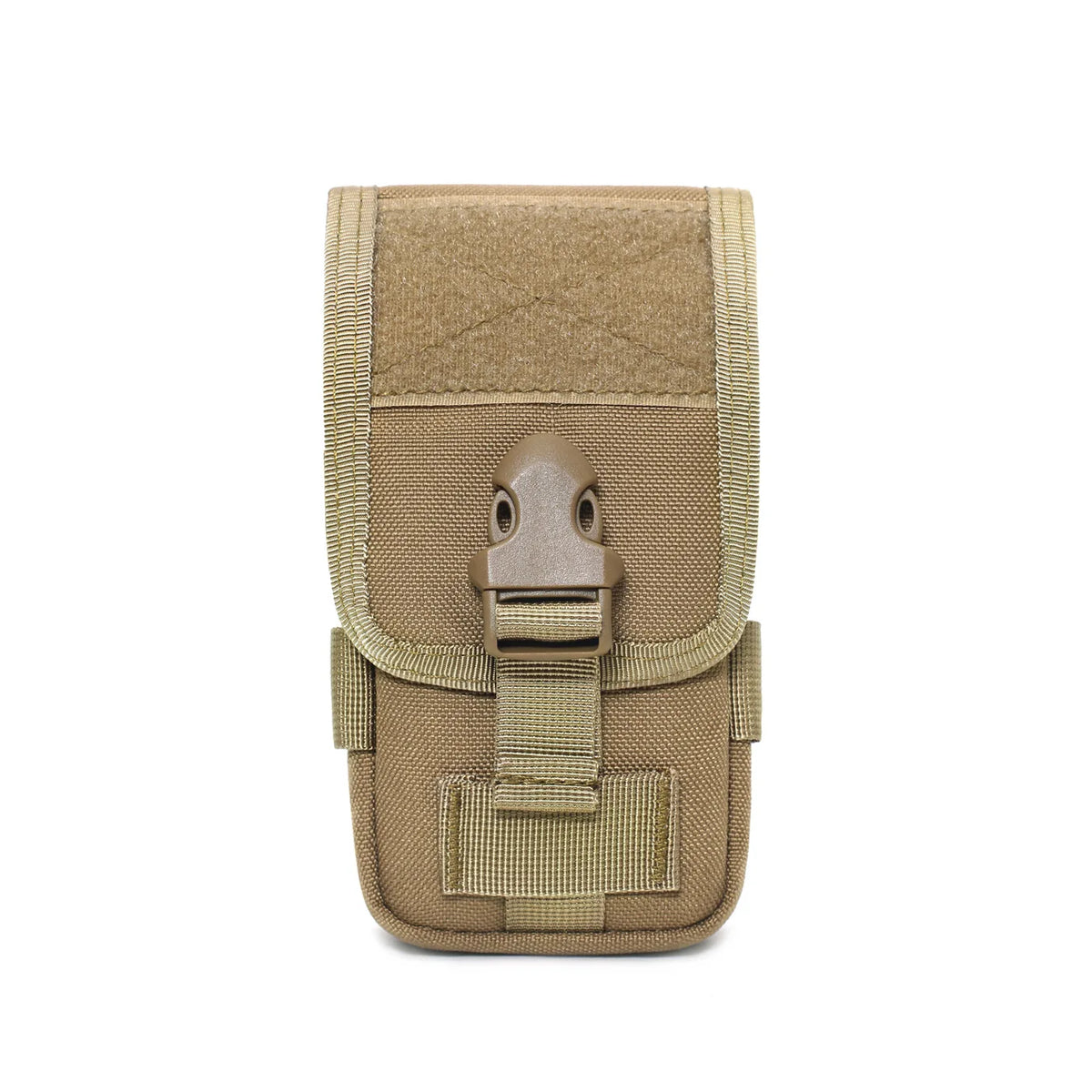 Double Layer Molle Phone Pouch Mobile Phone Case Holder Outdoor Sports Hiking Camping Hunting EDC Tool Waist Bag
