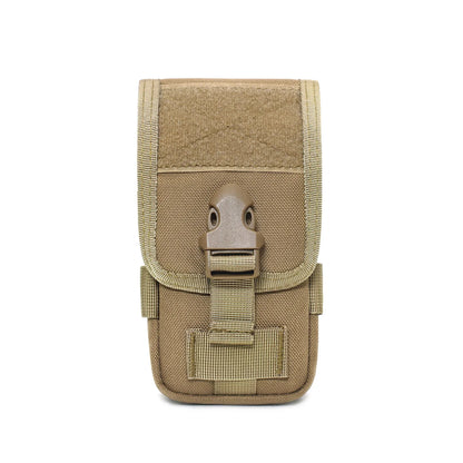 Double Layer Molle Phone Pouch Mobile Phone Case Holder Outdoor Sports Hiking Camping Hunting EDC Tool Waist Bag