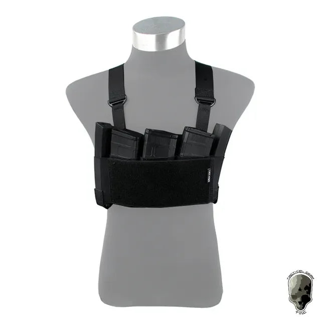 TMC Lightweight Low Visibility RD Chest Rig w/ 5.56 Mag Pouch Citizen Urban Tactical Gear TMC3533