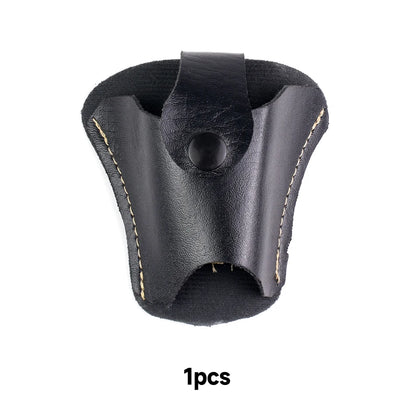 1 outdoor slingshot bag - durable PVC leather textured waist bag, suitable for hunting and fishing, slingshot accessories