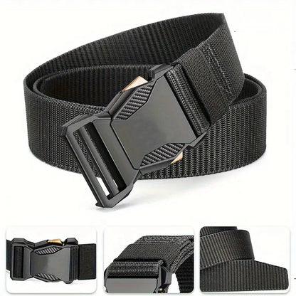 2026 New Men Belts, Quick Release Pluggable Buckle Men Outdoors Belt Breathable Belts For Men Pants Belt