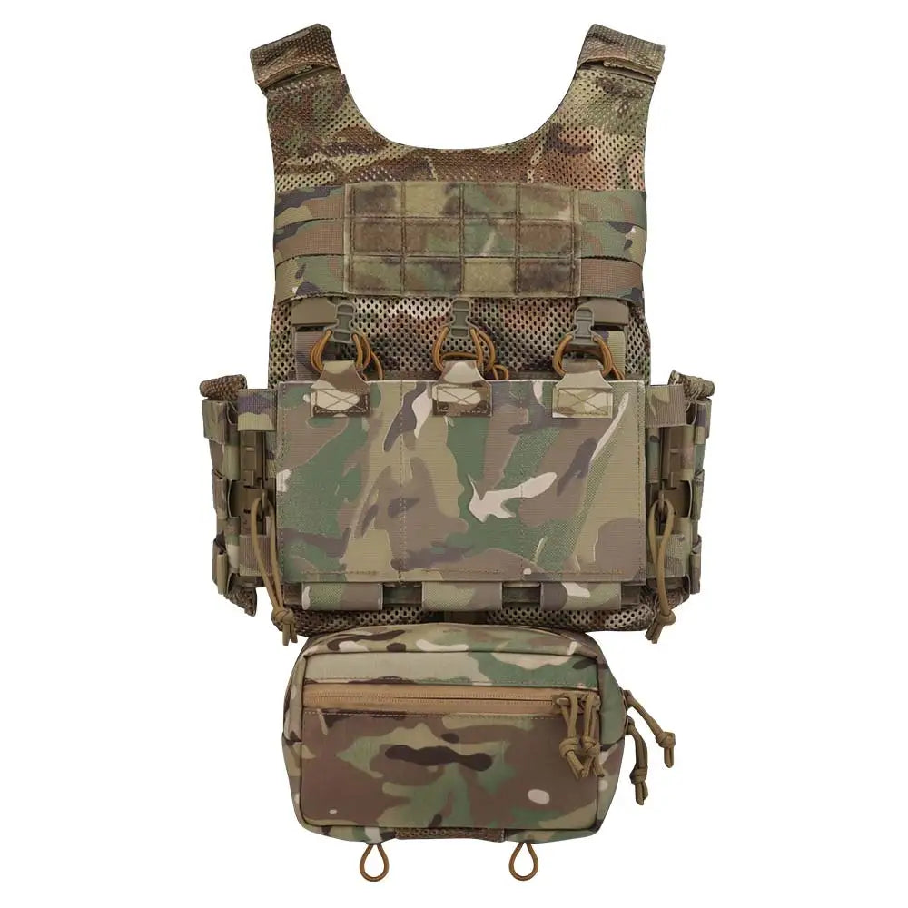 LV119 OTB Maritime Tactical Plate Carrier Vest Set Mesh Lightweight Quick Release MOLLE System Hunting Combat Airsoft Vest Gear