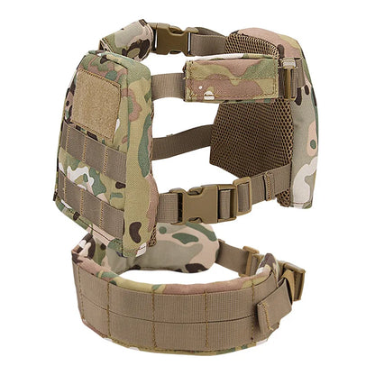 2-6 Year Old Children's Tactical Vest Set Outdoor Children's Training Vest Waist Cover Equipment Outdoor Children's Activity Tac