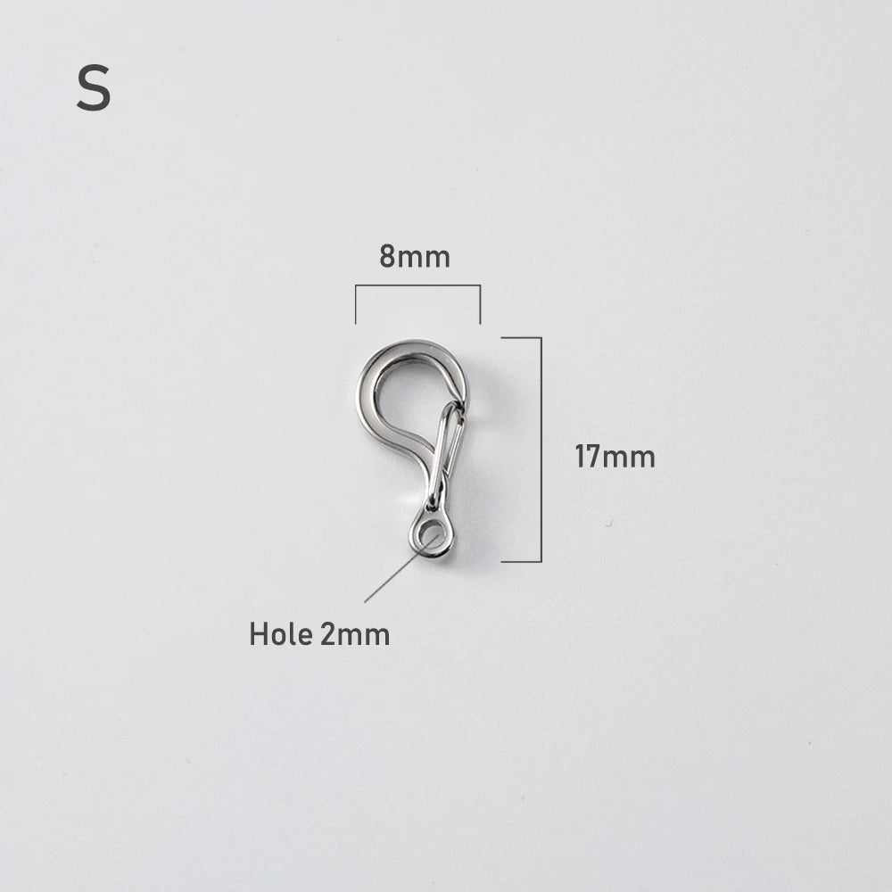 Small Size Key Chain Buckle Outdoor EDC Tool Keyring Accessories Titanium Alloy