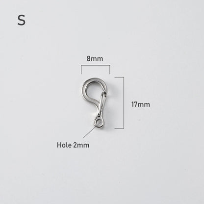 Small Size Key Chain Buckle Outdoor EDC Tool Keyring Accessories Titanium Alloy