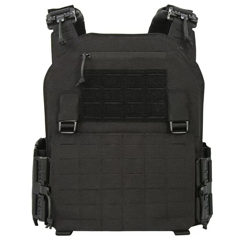  Lightweight Tactical Plate Carrier - Abrasion & Tear-Resistant Fabric, Dual-Purpose for Daily Protection & Tactical Drills