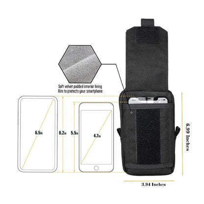 Tactical Molle Pouch Waist Bag Outdoor Men EDC Tool Bag Utility Gadget Organizer Vest Pack Purse Mobile Phone Case
