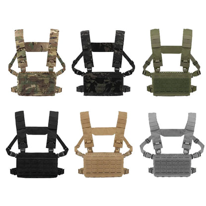 Tactical MK5 Chest Rig Laser Cutting Molle SS Micro Fight Chassis Placard 5.56 Triple Magazine Pouch Vest Plate Carrier