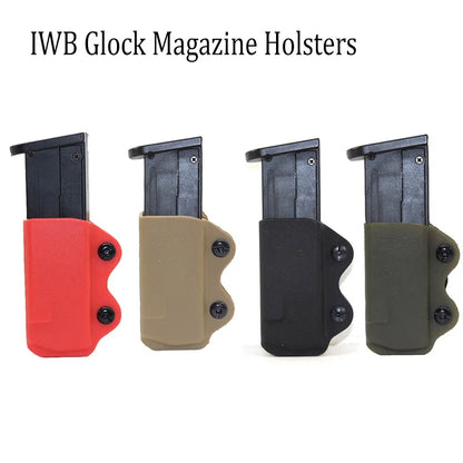 IWB/OWB Kydex Magazine Pouch Case for G17 19 26/23/27/31/32/33 M9 92F G2C Single Mag Pouch Holster accessories