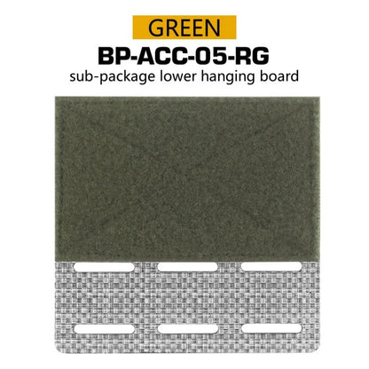 Outdoor Equipment Accessories MOLLE Sub package lower hanging board MOLLE system mounting portable combination parts