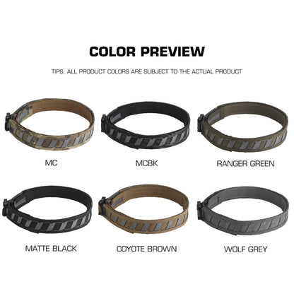 Airsoft Battle Belt Outdoor Hunting Militar Training Tactical Belt MOLLE System Magnetic Waist Belt Ranger Green M/L/XL