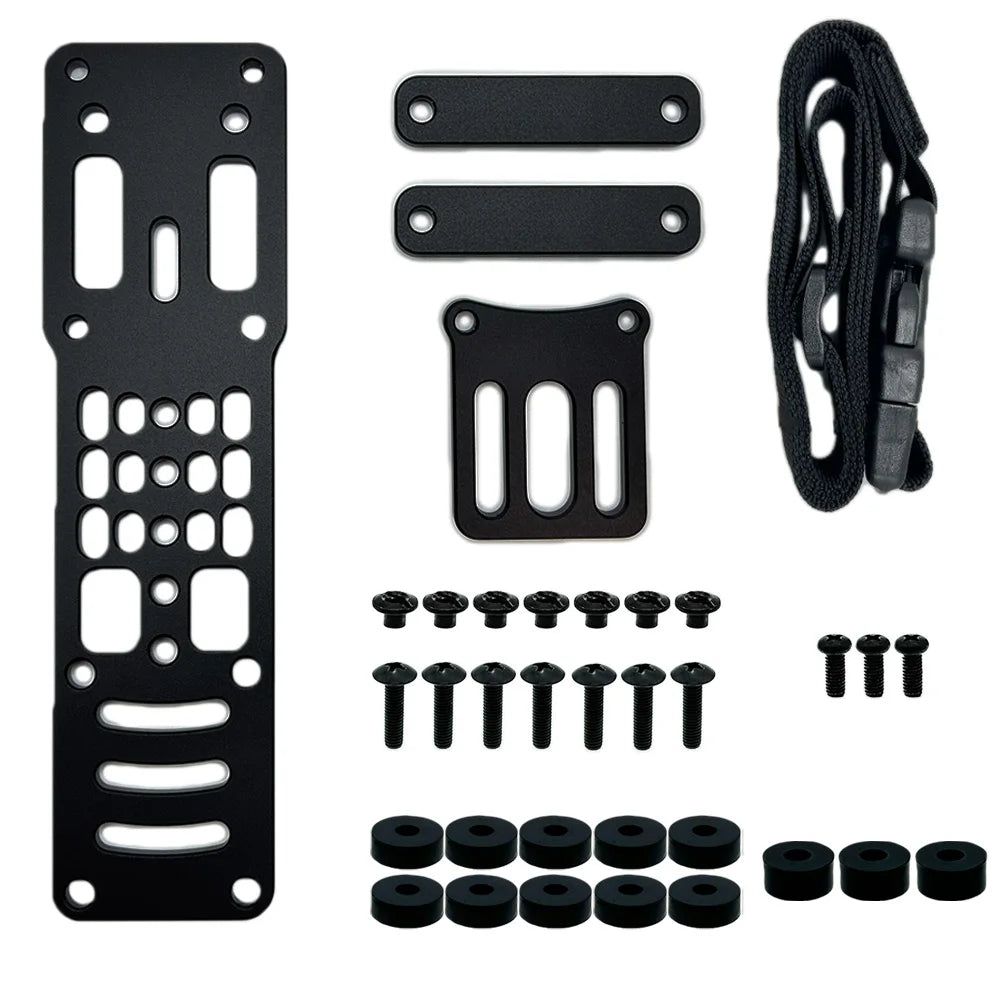 Tactical Drop Leg Carry Platform Metal Modular Adjustable Pistol Holster Adapter Compatible QLS Airsoft Adapter Accessories