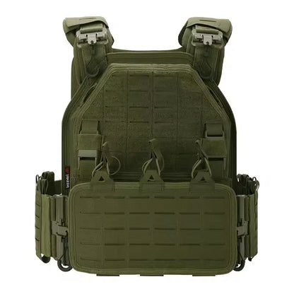 Lightweight 6094 Tactical Vest - Quick-Detach MOLLE System, 1000D Nylon Military/LE/Survival Combat Gear
