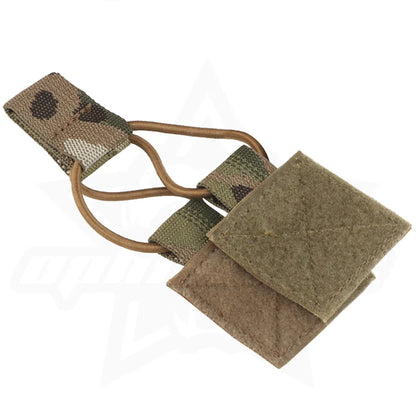 PHIDIAN Radio Fastener Chest Gear Hook and Loop Radio Hold Elastic Fastener Buckle Vest Accessory Elastic Strap