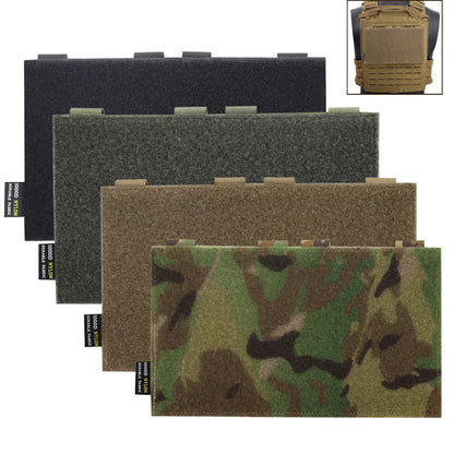 Tactical Vest Patch Molle Adapter Panel Hook&Loop Converter Mounting Placard Badge Patches EDC Tool Bag