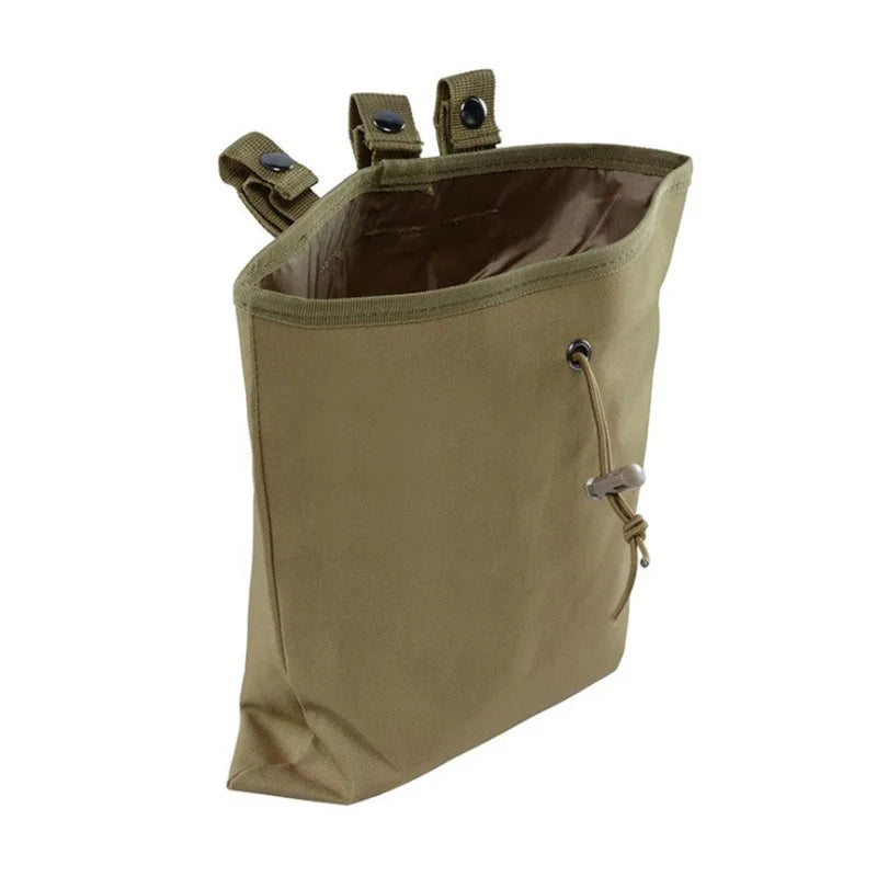 Storage Pack Hunting Gear Holder MOLLE Dump Pouch Hunting Mag Recovery Bag Drawstring Magazine Recycling