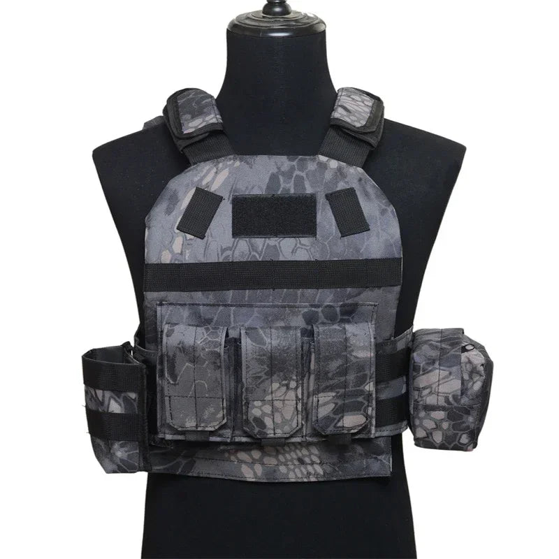 Tactical Kids Vest Military Airsoft Hunting Vest for Children Camouflage Combat Vests Molle Boy Girl Outdoor Paintball Gear