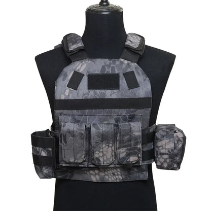 Tactical Kids Vest Military Airsoft Hunting Vest for Children Camouflage Combat Vests Molle Boy Girl Outdoor Paintball Gear