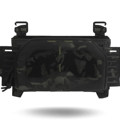 Multi-caliber Triple Mag Pouch with Admin Pouch for 5.56/9mm/PCC Mag, Front Placard for K19/KZ/LV119/FCV5 Plate Carrier