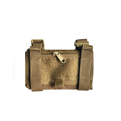 Map Case Tactical Arm Sleeve QB Wristband Tactical Armband Pouch Military Card Holder for Shooting Rescue Field Measurement