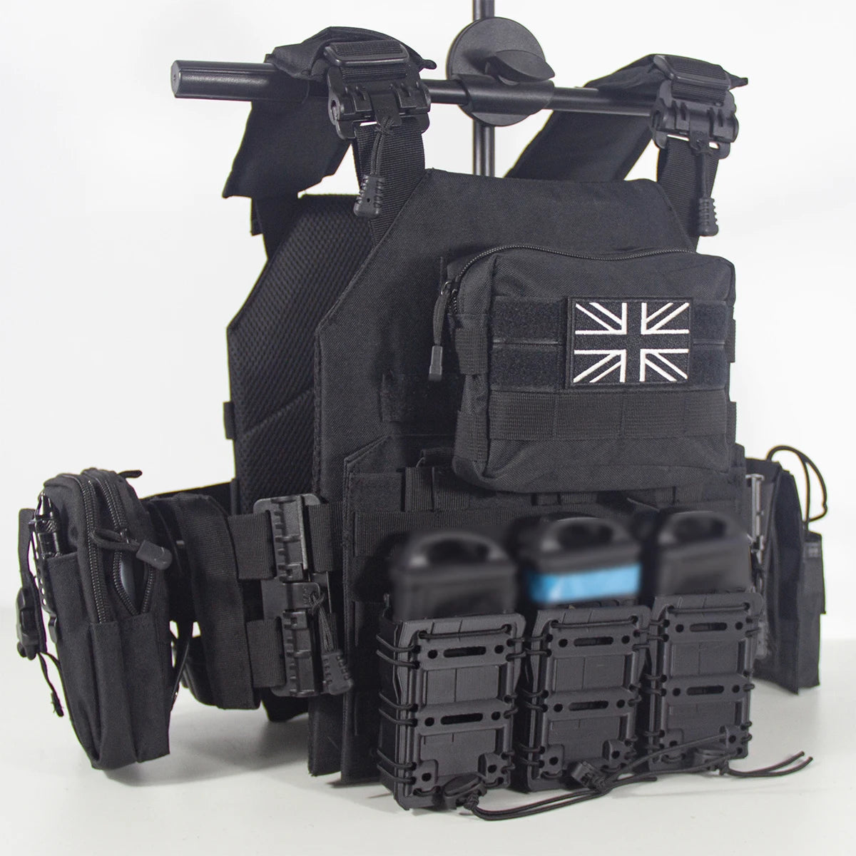 JPC Tactical Ghost Vest Detachable Protective Tactical Carrier for Call of Duty Cosplay Outdoor Special Forces Airsoft Wargame