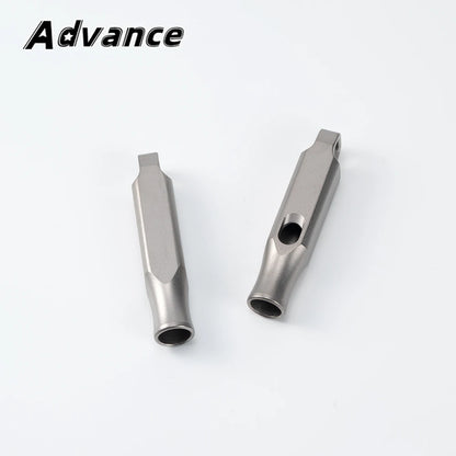 Titanium Alloy Whistle Outdoor Small Tool EDC Camping Hiking Whistle