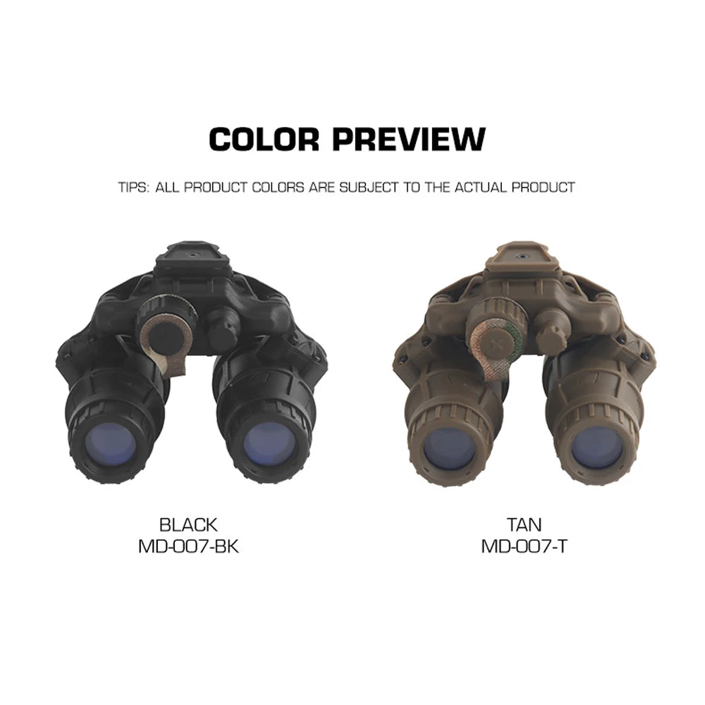 NVG DTNVS Dummy Model Binocular Night Vision Goggle Props for Tactical Fast Helmet CS Paintball Airsoft Training Hunting Cosplay