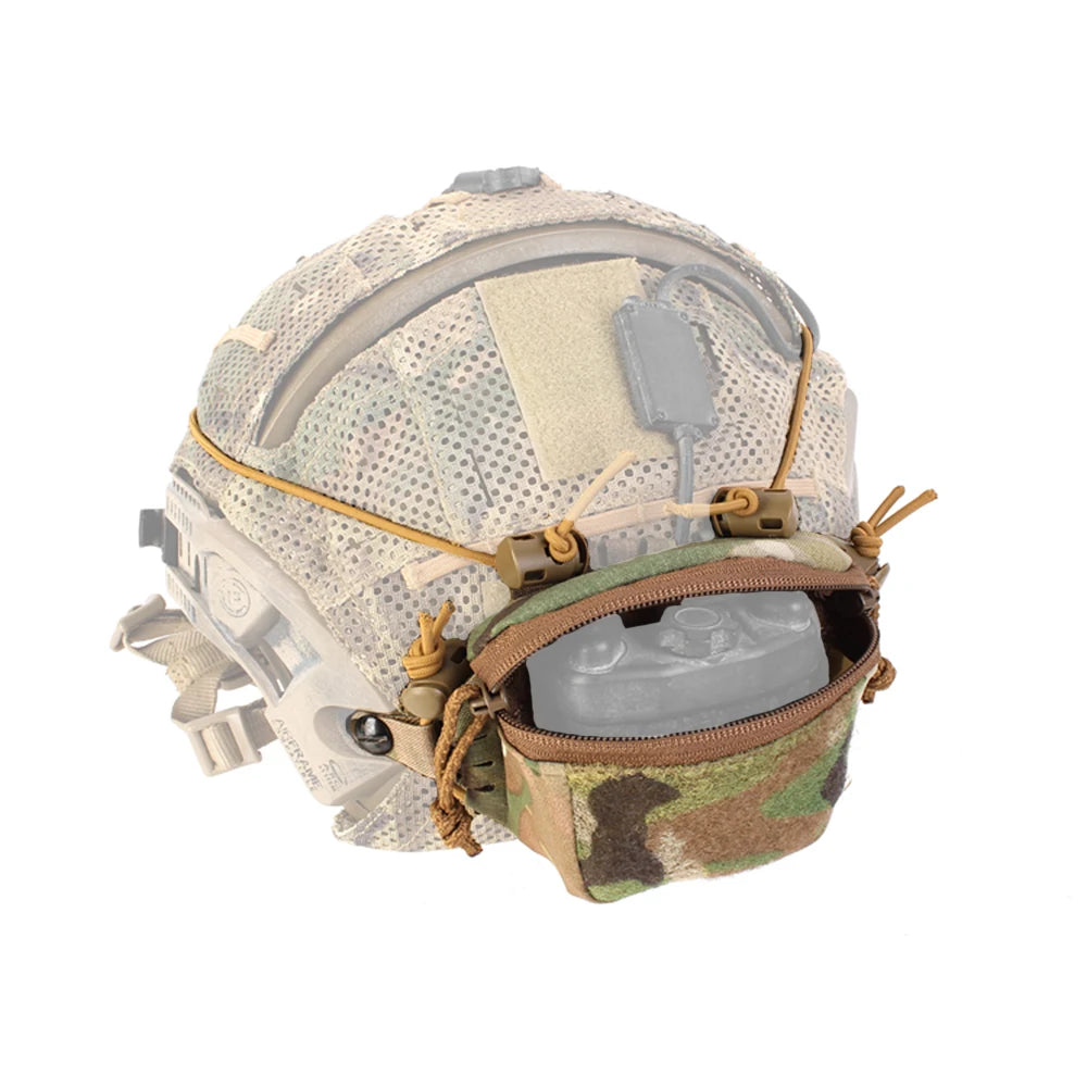 Helmet Mounted Battery Pouch SC Style NVG Battery Pack Rear Counterweight Pouch for FAST MK1 PJ Airsoft Helmet Accessories