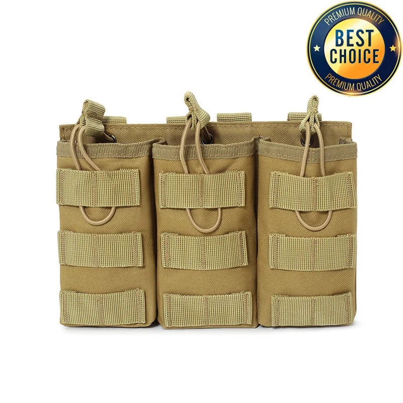 1000D Tactical Magazine Pouch Double/Triple/Quadruple Mag Pouch Airsoft Ak 5.56mm M4 Ar Rifle Hunting Accessories