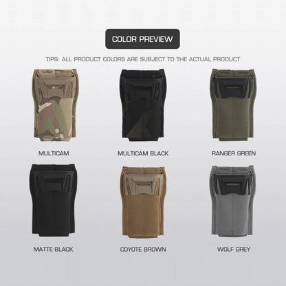 556 Universal Mag Pouch Camo Style AR15 Single MAG Pouches MOLLE Quick Release Airsoft Vest Plate Carrier Equipment