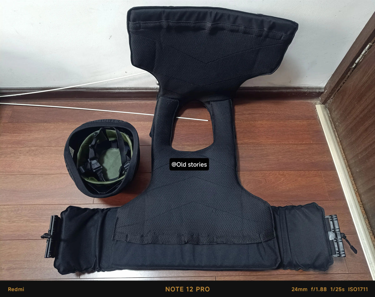 Laser cutting tactical vest for outdoor survival and wear resistance