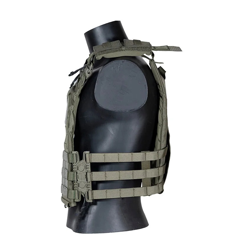 Third Generation Laser Cutting RG Color 500D Anti infrared Flame Retardant Quick Release Lightweight Vest