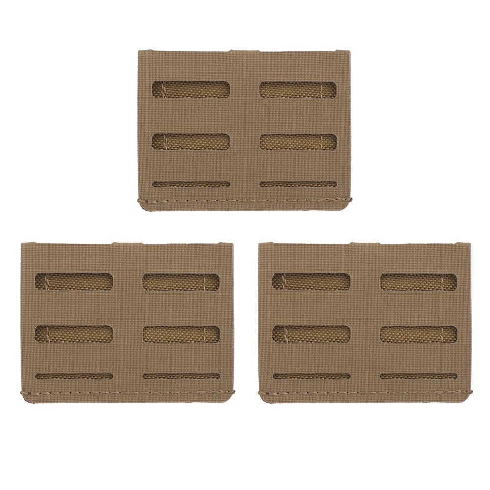 Lightweight combination belt molle matte attachment (3pcs) fits molle belt undershirt expansion