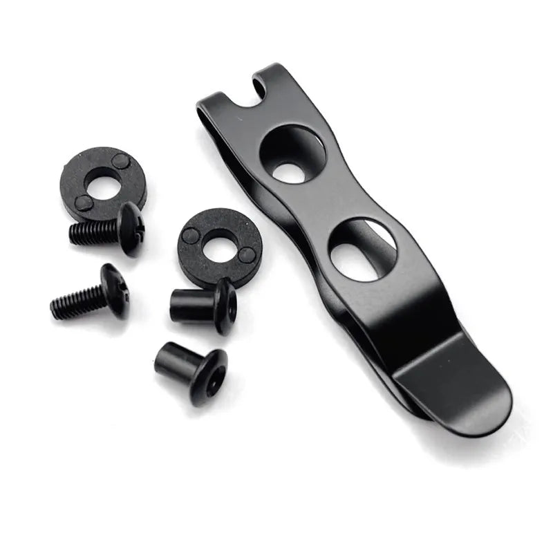 1PC Outdoor Tool Sheath Back Waist Clip DIY Reinforced Pocket Carry Clip Multi-purpose Hunting Gear Belt Fix Storage Accessories
