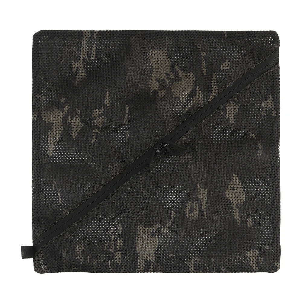 Tactical Mesh EDC Pouch Bag Utility Tool Gear Backpack Organizer Pocket Insert Modular Admin Pouch Camping Travel Hunting Bag