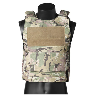 Hunting vest with widened Velcro adjustable shoulder straps and waistband, made of durable and wear-resistant fabric