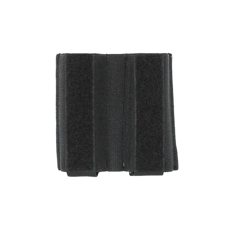 Built-In Elastic Inseert 9mm Double Magazine Pouch Bag Turnover- Double Pistol AIRSOFT 9MM MAG Tactical Vest Dope Chest Hanging