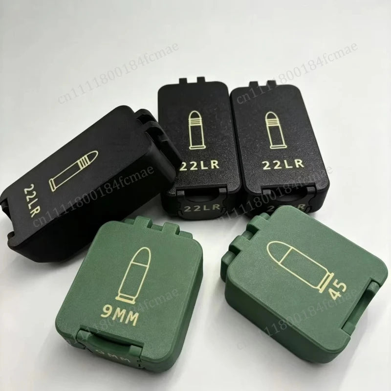 .308 .22lr 9mm 45 Bullet Storage Box, Enthusiast Desktop Gift Collection，just An Empty Box #26714