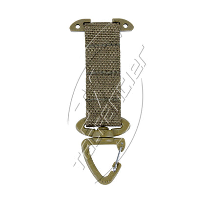 Tactical Molle Clip Swivel Triangle Plastic Snap Hook Tee Mount Hanging Carabiner Glove Holder Battle Belt Hunting Accessories