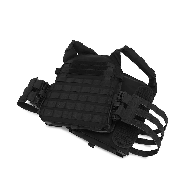 Quick Release Tactical Vest for Men Breathable 1000D Airsoft Vest for Outdoor