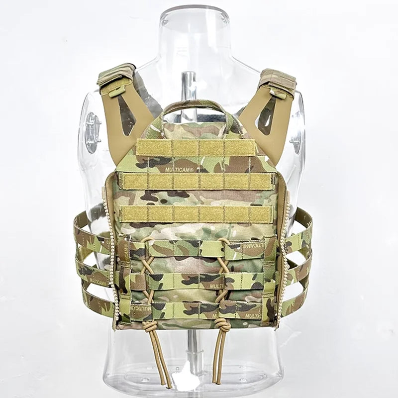 500D Fabric JPC2.0 Outdoor Tactical Vest Lightweight MOLLE Panel Insert Practical Modular Vest