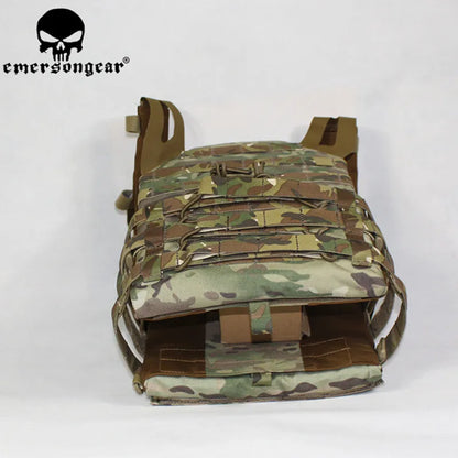 EMERSON Tactical Vest MOLLE JPC Vest Airsoft Paintball Chest Protective Plate Carrier MC Combat Vest + Plates