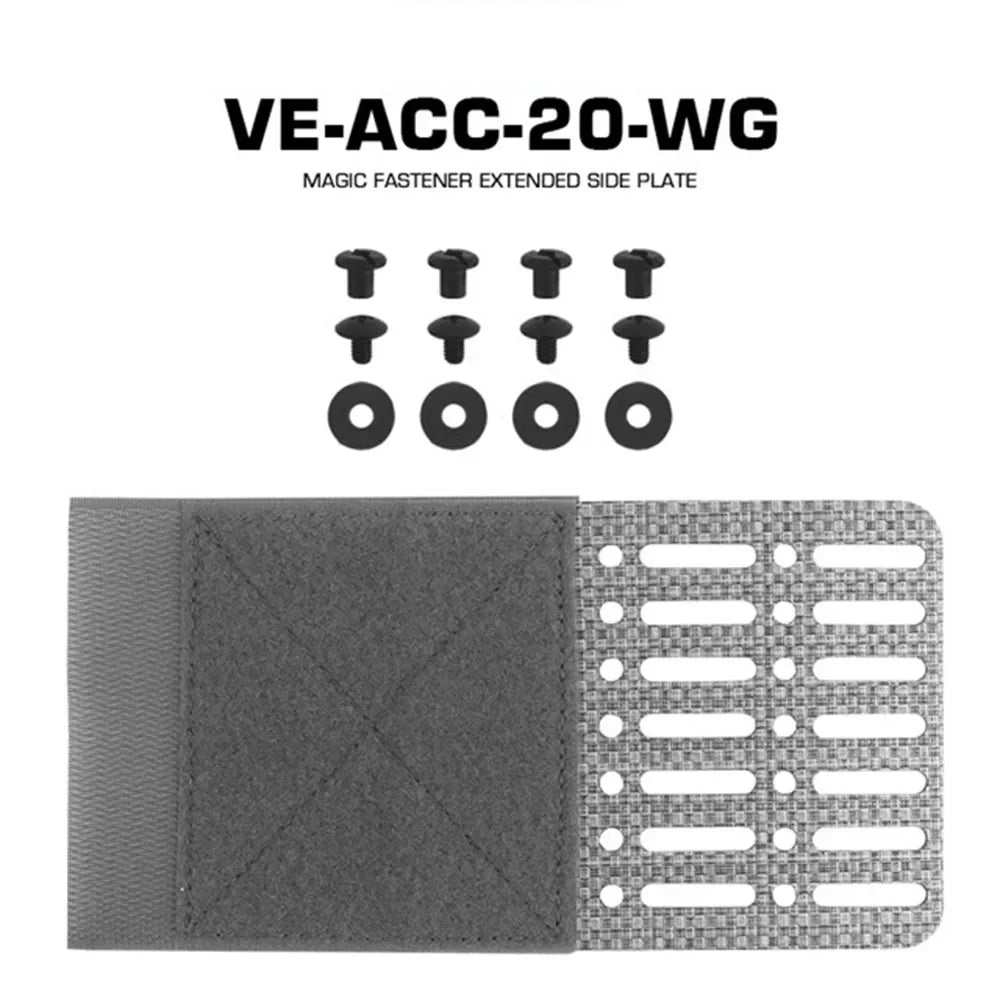 Tactical Raiders Plate Carrier Side Wings Universal Molle Chest Hanging Extended Side Plate Vest Compatible Accessories