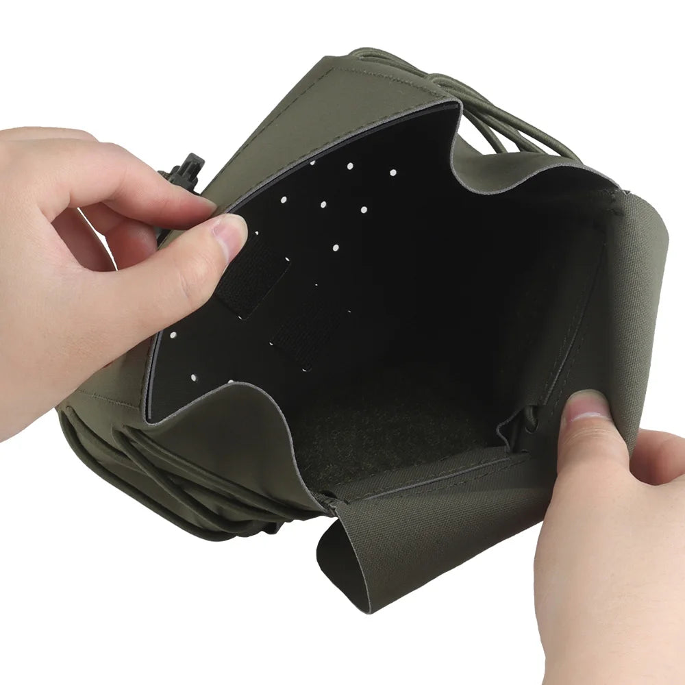 ARC Mag Pouch Machine Gun Large Capacity Molle Tactical Bag Compatible for 7.62 5.56 40mm SAW 200RND Magazine Storage Bag