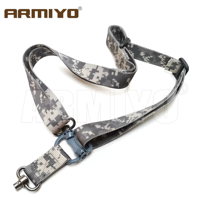 Armiyo Tactical Mission S2 S3 S4 Hunting Sling 2 Point Adjustable Shoulder Strap Belt Mount Carry Kettle Camera Scope Bag Box
