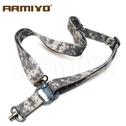 Armiyo Tactical Mission S2 S3 S4 Hunting Sling 2 Point Adjustable Shoulder Strap Belt Mount Carry Kettle Camera Scope Bag Box