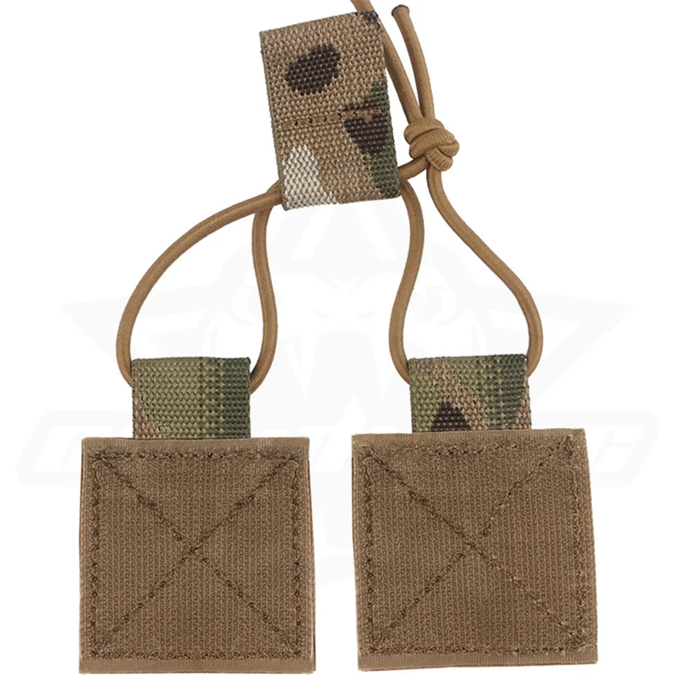 PHIDIAN Radio Fastener Chest Gear Hook and Loop Radio Hold Elastic Fastener Buckle Vest Accessory Elastic Strap