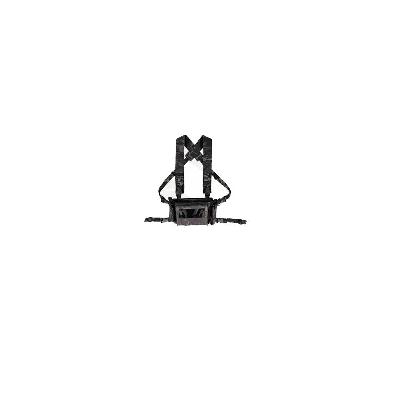 Tactical D3CRM Chest Rig Airsoft Micro Chest Vest Hunting Multi-function Modular Lightweight 500D Vest Mag Pouch Gear