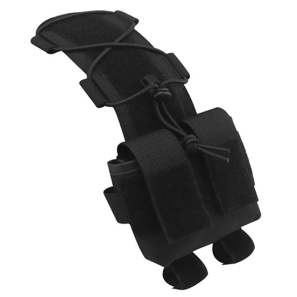 Tactical Helmet Battery Pouch MK2 - NVG Counterweight Pack with Hook & Loop, Molle-Compatible Airsoft, Durable Nylon Organizer